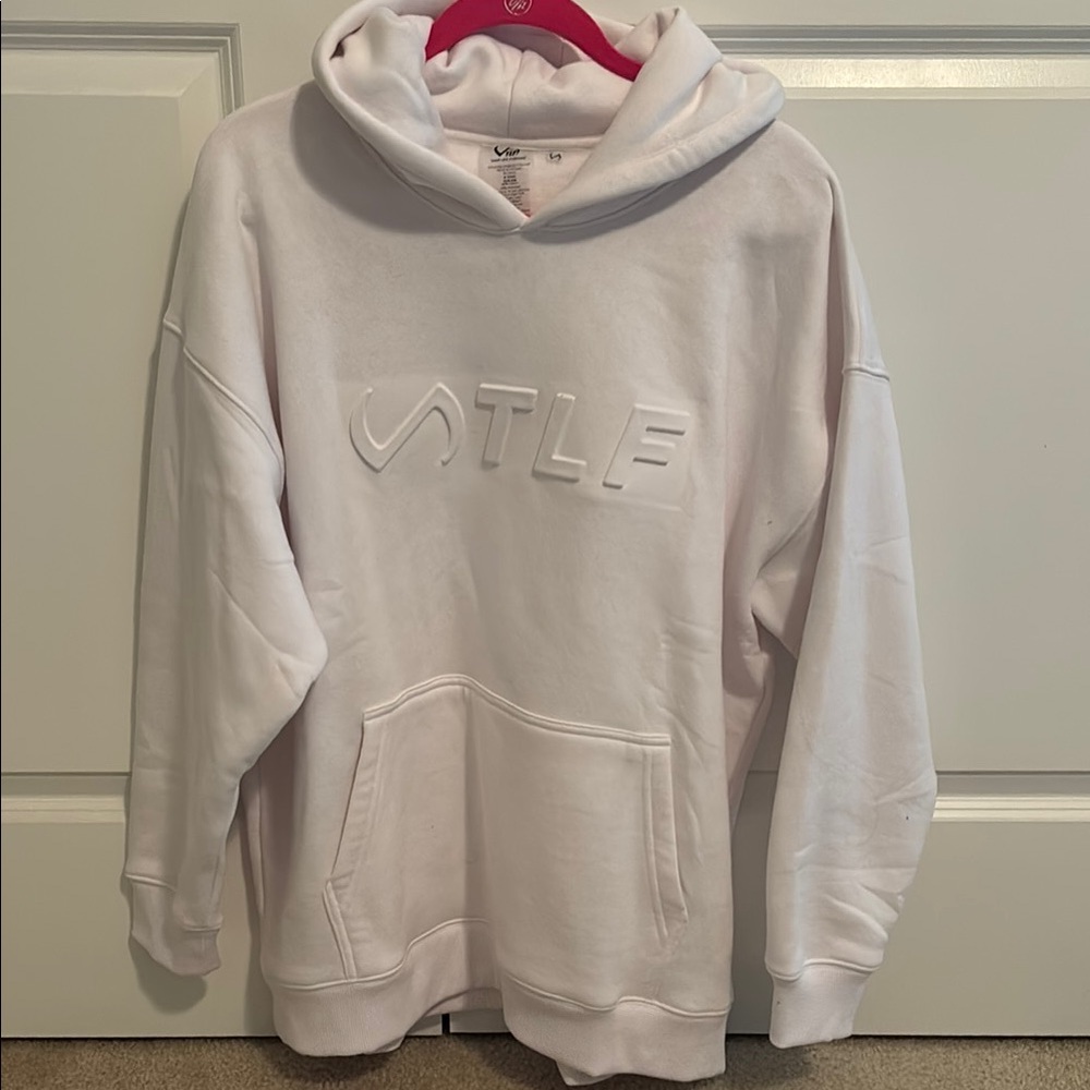 TLF White Hoodie Sweatshirt